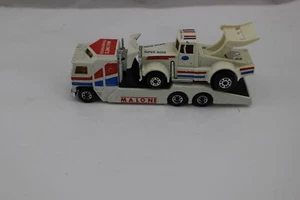 VTG 1983 Matchbox Kenworth Cabover Transporter Malone Race Truck - Picture 1 of 6