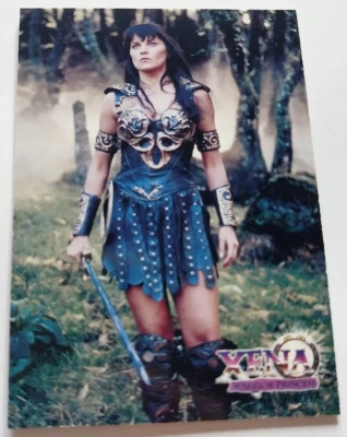 Xena Warrior Princess Series 1 Promo Trading Card # P-1 (Topps 1997) #505 - Image 1 of 2