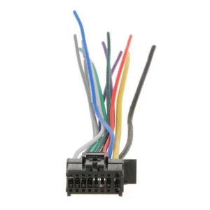 16-Pin Car Stereo CD Player Wiring Harness Radio Wire Plug Wiring Adapter Cable - Picture 1 of 11