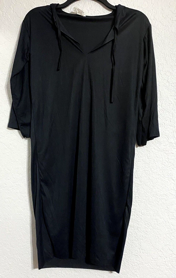 Disfraz de bata con capucha negra rubí vintage para niños talla mediana Foto 1 de 4