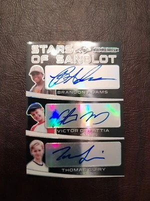 Stars Of The Sandlot /20 Black 6 Auto Autograph Card 2019 Leaf Pop Century SA6-1 - Image 1 of 2