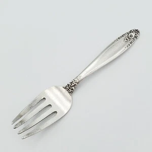 Sterling Baby Fork International Golden Prelude - Picture 1 of 6