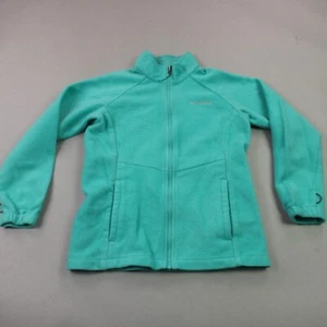 Columbia Jacket Girls Large Long Sleeve Full Zip Fleece Outdoors Interchange - Picture 1 of 11