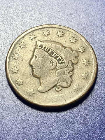 1823 Large Cent Cover