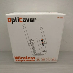 Range Extender/Opticover Wireless TK-360 WiFi Booster (Bianco) Spina NUOVO!! - Foto 1 di 5