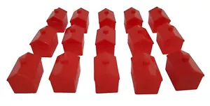 Monopoly Hotels Only Replacement Board Game Parts Parker Brothers 15 Red Hotel - Picture 1 of 4