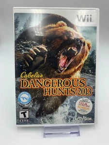 Cabela's Dangerous Hunts 2013 (Nintendo Wii, 2013) CIB Complete Mint Disc - Picture 1 of 6