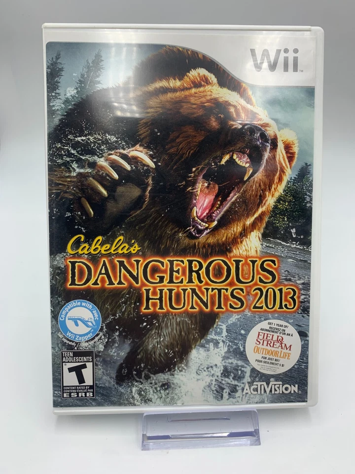 Cabela's Dangerous Hunts 2013 (Nintendo Wii, 2013) CIB Complete Mint Disc - Image 1 of 4