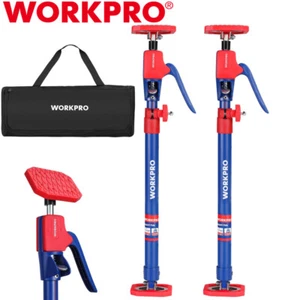 Juego de postes de soporte conector de gabinete WORKPRO 2 PIEZAS 23-3/5"" a 45-3/10"" caña de soporte rápido - Imagen 1 de 12