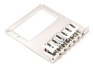 Tone Ninja 3 hole 6 Saddle Telecaster Bridge for Humbucker, Chrome - Picture 1 of 4