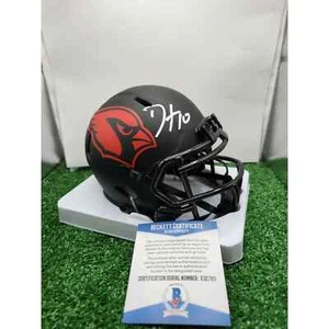 DEANDRE HOPKINS SIGNED ARIZONA CARDINALS ECLIPSE SPEED MINI HELMET BECKETT COA - Picture 1 of 1