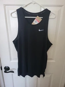 Nike Stride Dri-Fit ADV Sleeveless Men's Large Running Tank Top - HV5210 010 - Picture 1 of 3