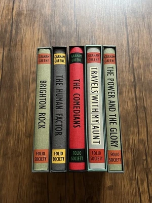 Graham Greene Bundle of 5 Books - Folio Society - Comedians - Brighton Rock VGC - Image 1 of 4