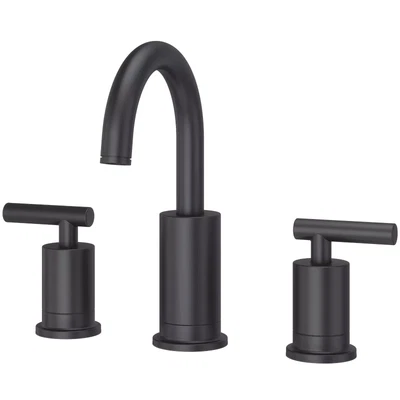 Pfister Contempra Bathroom Sink Faucet, 8-In Widespread 2-Handle 3-Hole LG49NC1B - Image 1 of 4