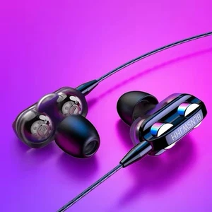3.5mm Super Bass In ear HIFI Stereo Earphone Earbuds Headphone Headset With Mic - Picture 1 of 10