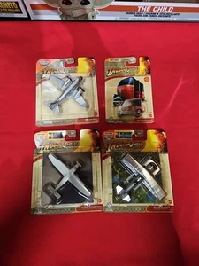 Matchbox Indiana Jones Lot River Flyer Biplane Airliner Ford Tri-Motor Tuk Tuk - Picture 1 of 6