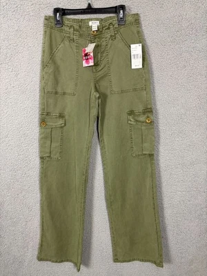 Pantalones cargo Roxy Juniors Come and Chill tiro medio verde talla extra pequeña nuevos con etiquetas Foto 1 de 4