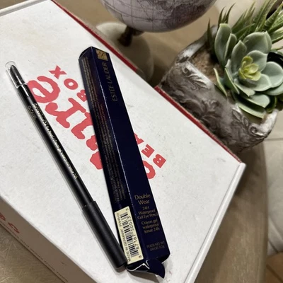 Estee Lauder* Double Wear *Stay-in-Place Eye Pencil 01 Onyx-BLACK FULL SZ .04 Oz - Image 1 of 4