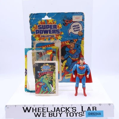 Figura de acción de colección Superman 100 % completa Kenner DC Comics Super Powers 1984 Foto 1 de 4
