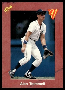 1991 Classic II Alan Trammell Detroit Tigers #T96 - Picture 1 of 2
