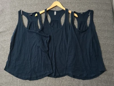 Next Level Women's Racerback Athletic Tank Top Shirt Color Blue Pack of 3 Size M - Image 1 of 4