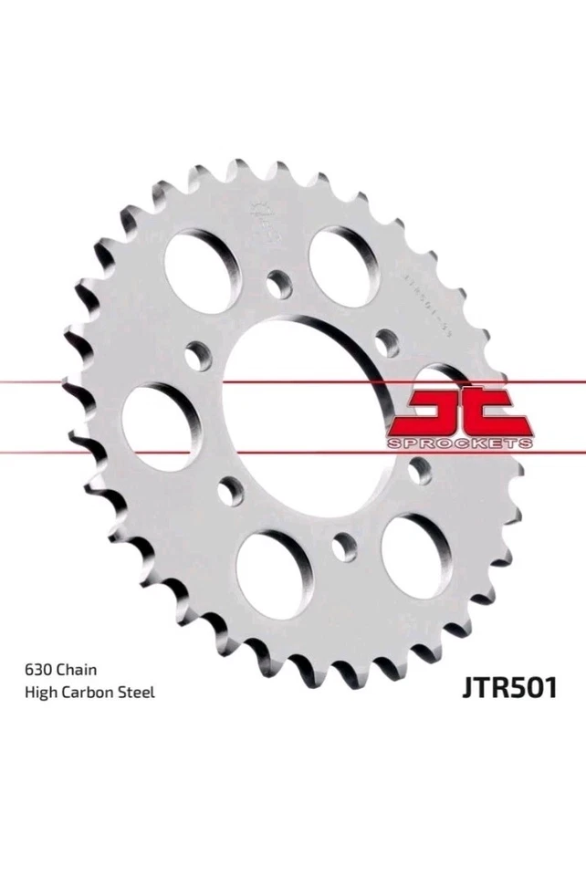 Piñones JT piñón trasero de acero cadena de 33 dientes 630 para Kawasaki Z750 E1 1980 Foto 1 de 1
