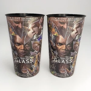 2 tazas de promoción Marvel Glass Cinemark Club M. Night Shyamalan - Imagen 1 de 6