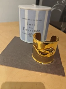 Rare Vintage Cuff Bracelet Inès De La Fressance Collector - Picture 1 of 14