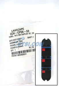 Corning CCH-CP06-59 Patchpanel, 3 SC Duplex OS2 Singlemode Adapter ~ STSI - Bild 1 von 4