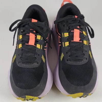 ASICS Women's 7.5/39 Fuji Speed™ Running Shoes in Black/Nova Orange - Image 1 of 4