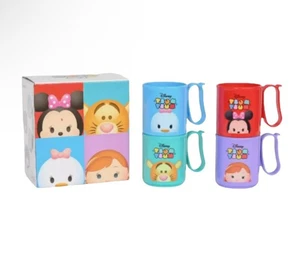 Tupperware Disney Cups TSUM TSUM Mugs Limited Edition Set 4 New In Box - Picture 1 of 1