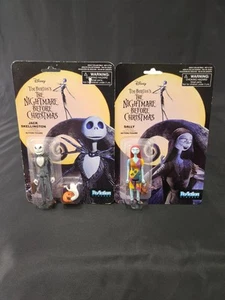 "Lote de figuras de 3,75"" Disney Pesadilla antes de Navidad Reacción Jack y Sally" - Imagen 1 de 13