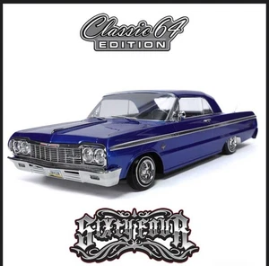 Redcat Racing 1:10 Blue SixtyFour 1964 Chevy Impala Hopping Lowrider - Picture 1 of 20