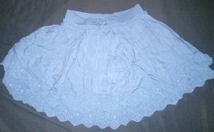 Polo Ralph Lauren Girls Blue Pull-On Ruffle Sweat Skort Youth Size Small 7 - Picture 1 of 4
