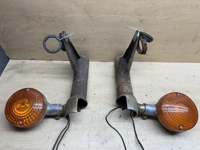 1981 honda cb650 c headlight mount bracket ear holder turn signal left right OEM - Image 1 of 4