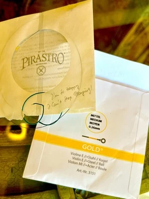 Pirastro Violin Replacement String 0.26 mm - Image 1 of 2
