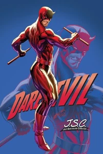 DAREDEVIL #24 J SCOTT CAMPBELL JUST SPECTACULAR COLLECTION VARIANT MARVEL NM - Picture 1 of 2
