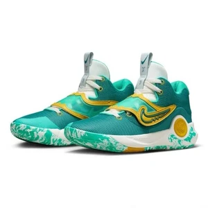 Nike KD Trey 5 X Basketball Shoes Clear Jade Sulfur Men’s Sz 15 DD9358-300 - Picture 1 of 8