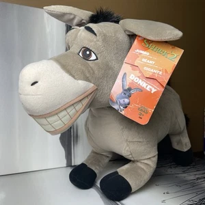 Dreamworks Hasbro Shrek 2 Jumbo Donkey Plush Stuffed Animal Vintage 2004 21” - Picture 1 of 6