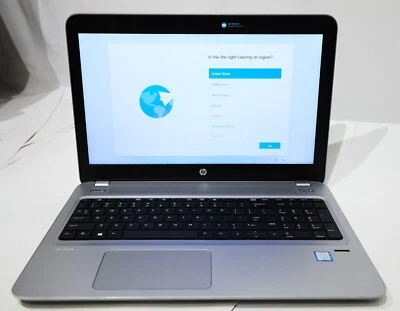 HP ProBook 450 G4 15.6" Intel Core i3-6006U 4GB Ram 500GB HDD Win10 - Image 1 of 4