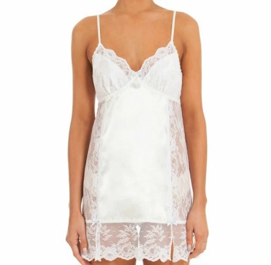 Juego de 2 piezas de satén y encaje In Bloom de Jonquil color marfil BBD010 Foto 1 de 4