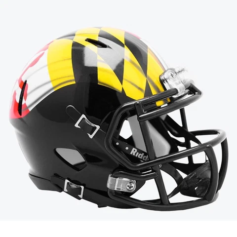 Maryland Terrapins Mini Speed Replica Helmet [NEW] NCAA Miniature Desk Office Cover