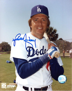 RICK MONDAY Los Angeles  Baseball Signed Autograph 8 X 10 Photo with COA