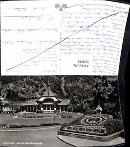 563033,Interlaken Kursaal m. Blumenuhr - Picture 1 of 1