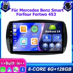 ★6GB+128GB★ Android 14 Autoradio Für Mercedes Benz Smart Forfour Fortwo 453 GPS - Bild 1 von 18