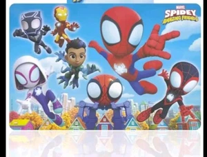 ¡PACK de 2 manteles individuales Spidey and Friends de Zak! + Toalla mágica extra GRATIS, ¡NUEVA! - Imagen 1 de 4