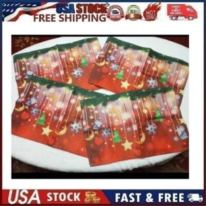Christmas Place Mats Set of 4, Classical Christmas Ornaments and Baubles Coni... - Picture 1 of 10