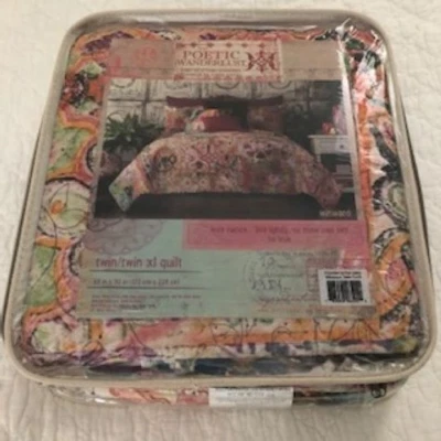 Edredón Boho Twin/Twin XL Tracy Porter Poetic Wanderlust Winward Nuevo, Difícil de Encontrar Foto 1 de 4