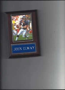 JOHN ELWAY PLAQUE DENVER BRONCOS FOOTBALL NFL - Picture 1 of 1