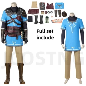 Legend Link Full Set Zelda Coat Top Pants for Unisex Cosplay Costume Uniform - Picture 1 of 14
